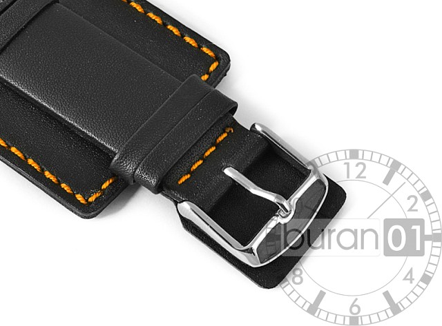  Bern Watch strap calf leather with black base 