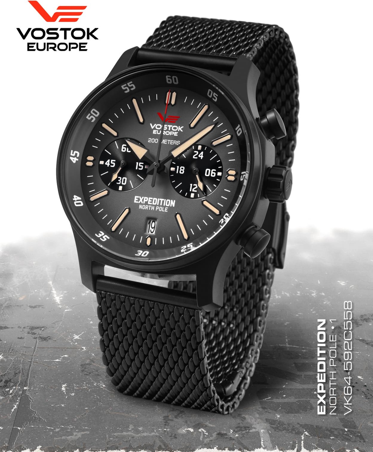  Vostok Europe Expedition Nordpol 1 Chronograph black 