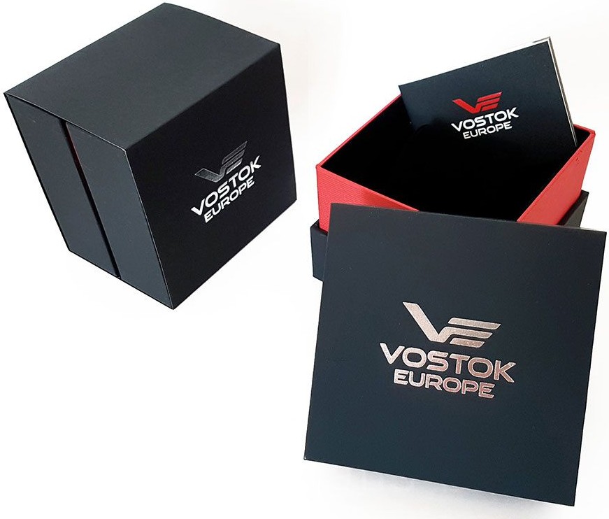  Vostok-Europe Limousine Alltimer with Trigalights Blue rosegold case 