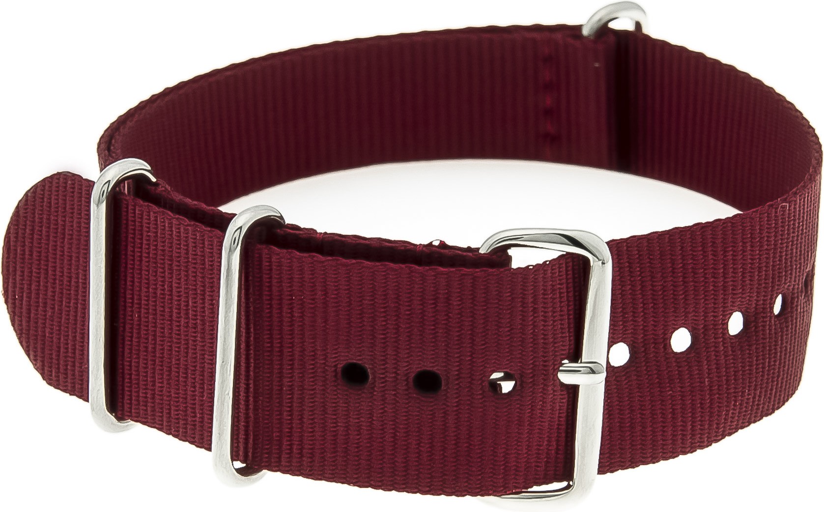  Nylon Watchband nylon military burgundy 