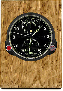  Buran01 Real wood holder for MIG clocks  brown 