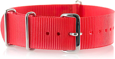   Watchband - Nylon Strap - red 