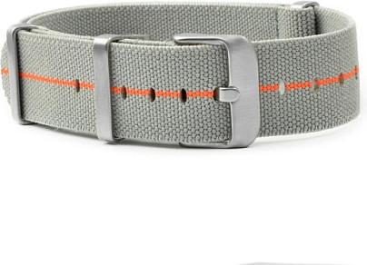  Nylon Watchband nylon military NATO elastic grey-orange 
