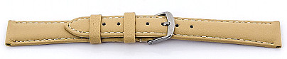   Watch Band 71S Chur Dornschließe - Leder, glatt - goldgelb with gelb stitching 