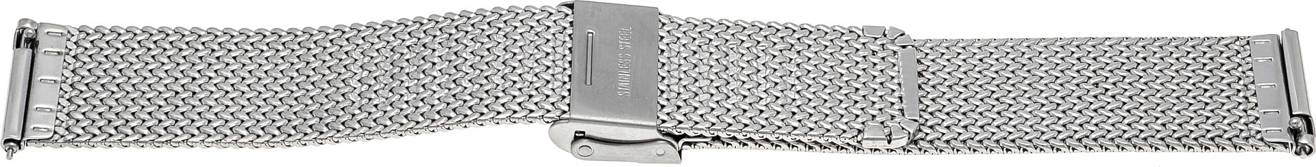  Milanaise Metalluhrenarmband silber 