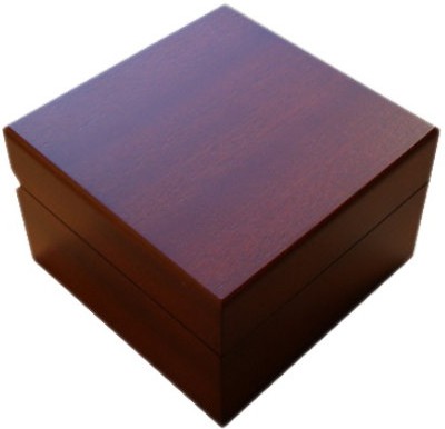   Uhrenbox für 1 Uhr aus Holz ohne Sichtfenster 