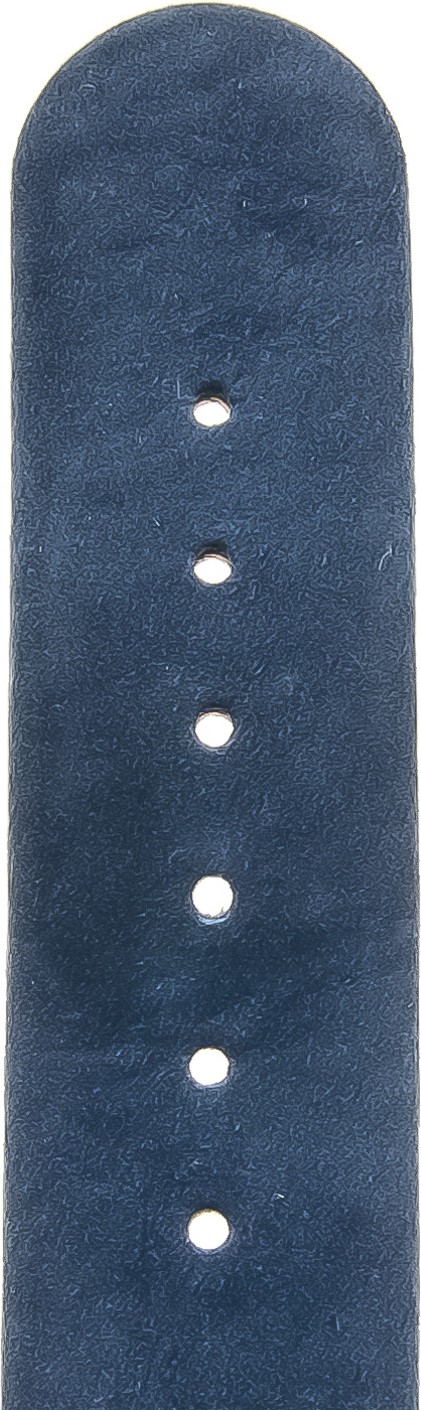   Uhrenarmband 55-Tennesse Dornschließe - Leder, glatt - blau 