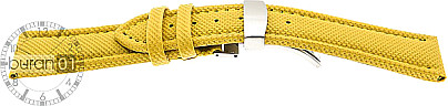   Uhrenarmband Wasserfest gelb mit Kippfaltschließe 
