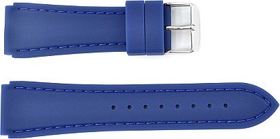   Uhrenarmband Olympic Dornschließe - Silikon - blau 