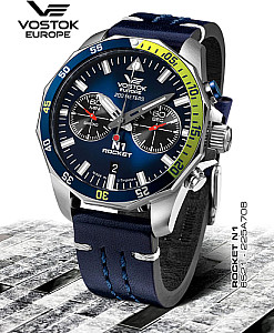  Rocket N1 Vostok Europe Chronograph Quarz blau 